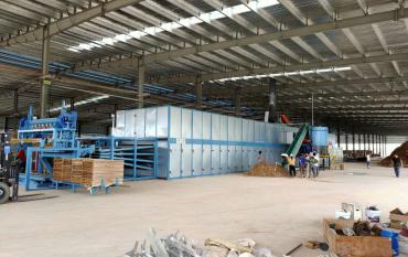 veneer roller dryer 4 deck in Guangxi 